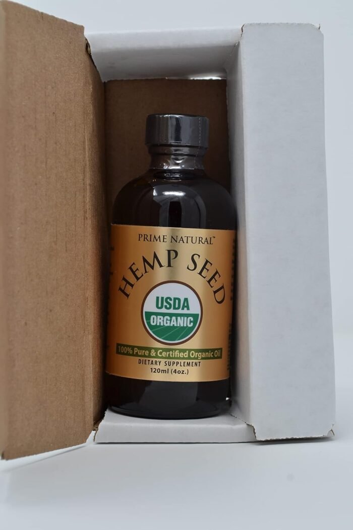 PRIME NATURAL Organic Hemp Seed Oil 4oz - Image 5