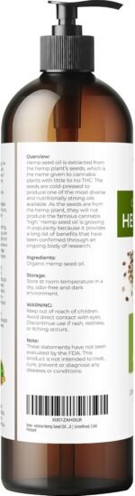velona Hemp Seed Oil USDA Certified Orga - Image 4