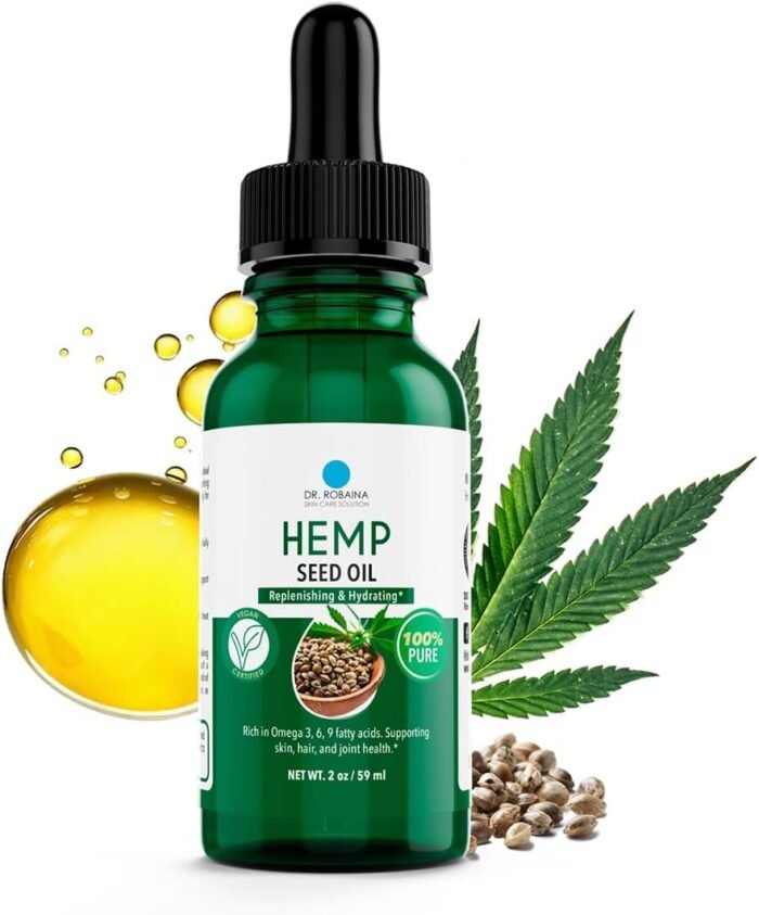 Dr. Robaina Hemp Seed Oil 2 oz – Cold Pr - Image 1