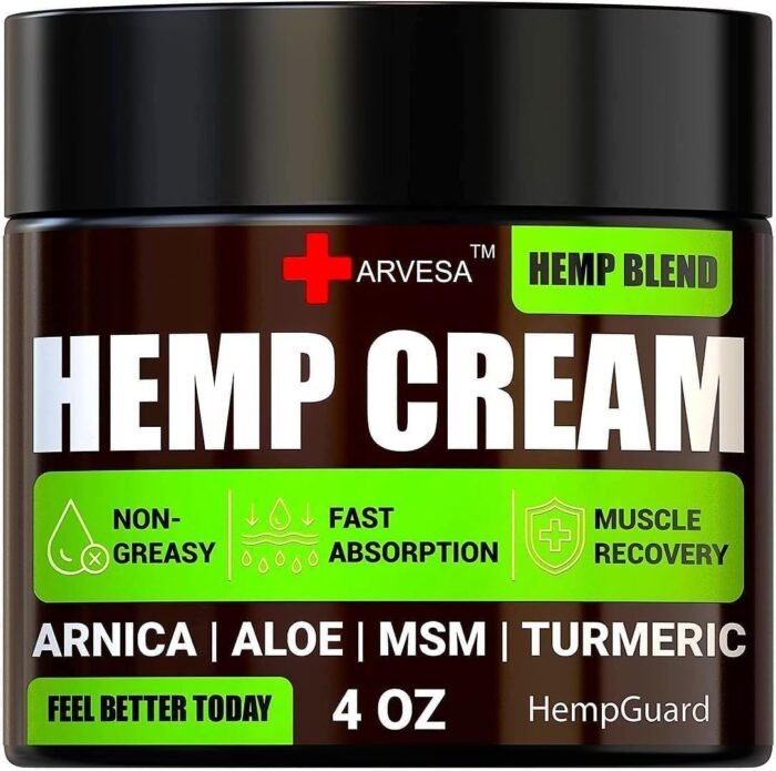 Natural Hemp Cream - Maximum Strength - - Image 1