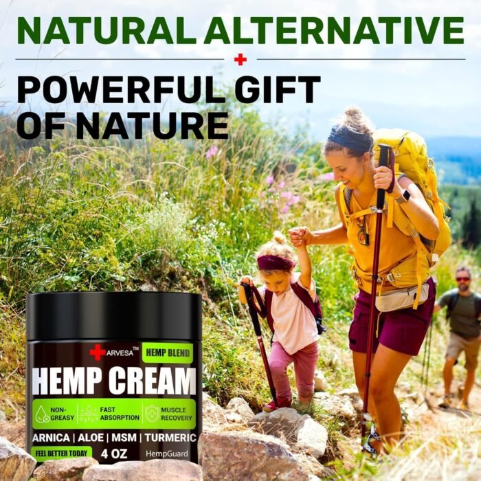 Natural Hemp Cream - Maximum Strength - - Image 6