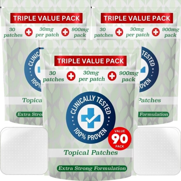 Hemp Oil Patches - 90 Patches - 30mg Per - Image 1