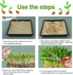 6Set Microgreens Growing Mat with Trays, - Image 5