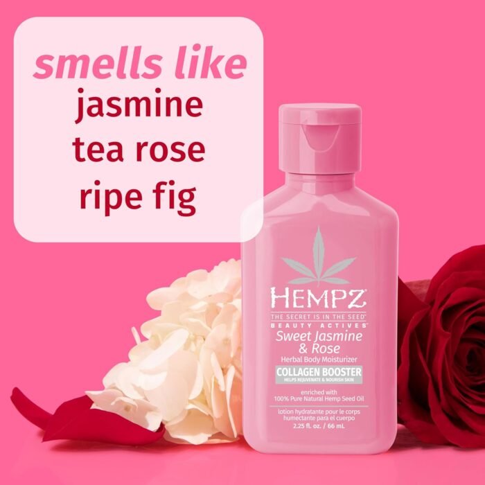 Hempz Mini Collagen-Infused Jasmine & Ro - Image 7