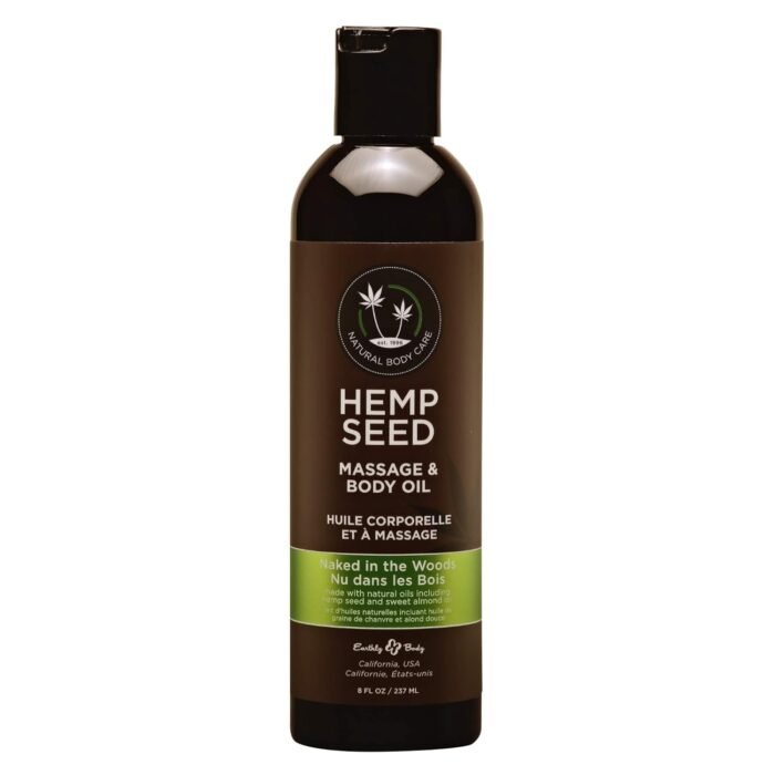 Hemp Seed Massage & Body Oil - 8 fl. oz. - Image 1