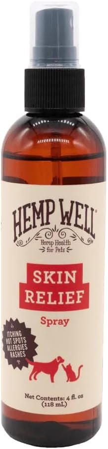 Hemp Well Skin Itch Relief Spray for Dog