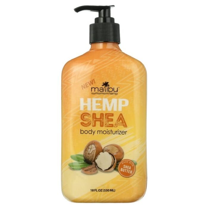 Malibu Hemp Shea Body Moisturizer, 18 fl - Image 1