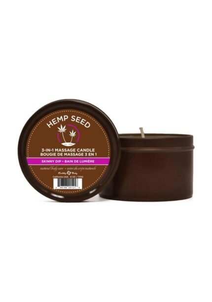 Hemp Seed 3-in-1 Massage Candle, Skinny