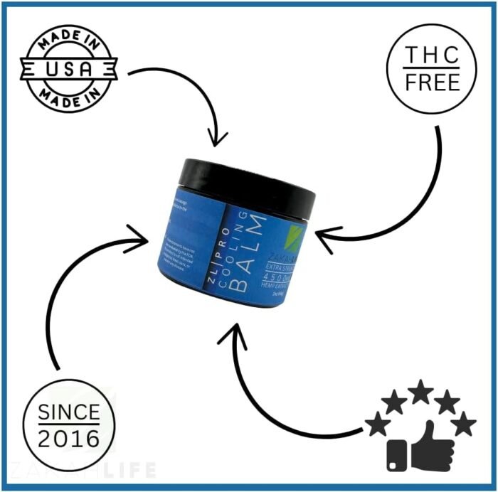 Organic Hemp Extract Cooling Relief Balm - Image 6