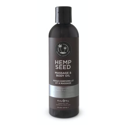 Hemp Seed Massage & Body Oil, Unscented