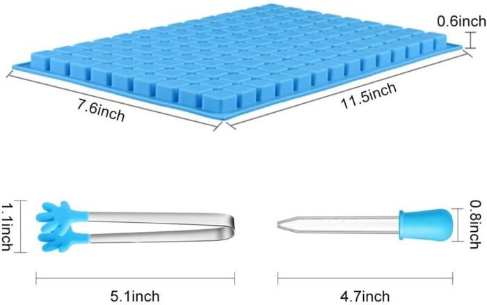 2 Pack Square Silicone Candy Molds, 126- - Image 2