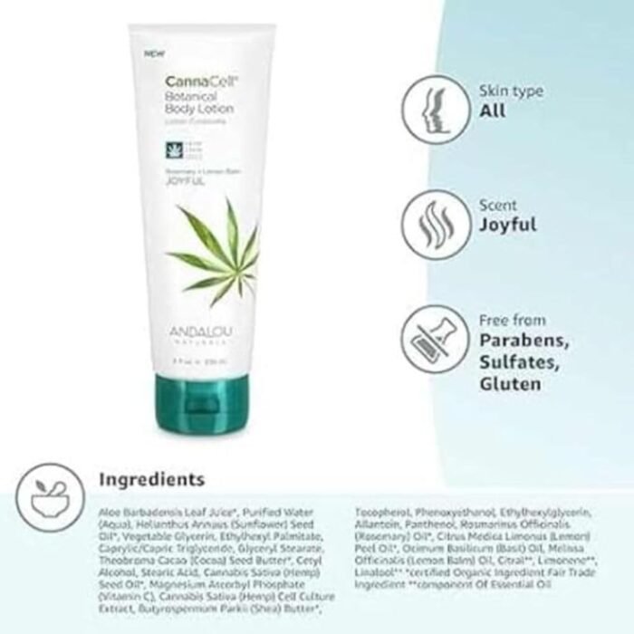 Andalou Naturals CannaCell Shower Gel, J - Image 4