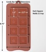 PJ BOLD Marijuana Leaf Chocolate Bar Sil - Image 2
