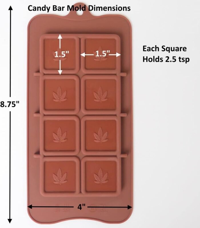 PJ BOLD Marijuana Leaf Chocolate Bar Sil - Image 2
