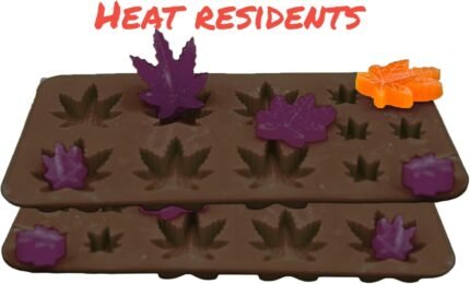 Gummy Fondant Silicone Leaf Mold, For Mu
