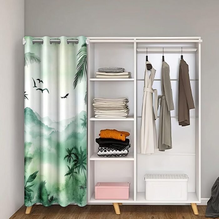 Natural Jungle Door Curtain for Doorways - Image 2