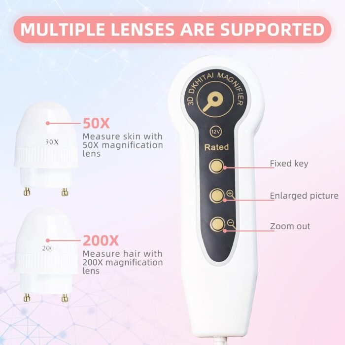 Skin Hair Analyzer, 5 Inch HD Screen Rec - Image 2