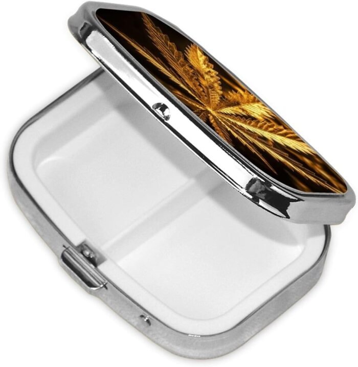 Pill Box Small Pill Case 2 Compartment C - Image 3