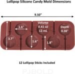 PJ BOLD Marijuana Leaf Lollipop Silicone - Image 5