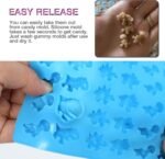 5PCS Mini Gummy Silicone Molds with 2 Dr - Image 4