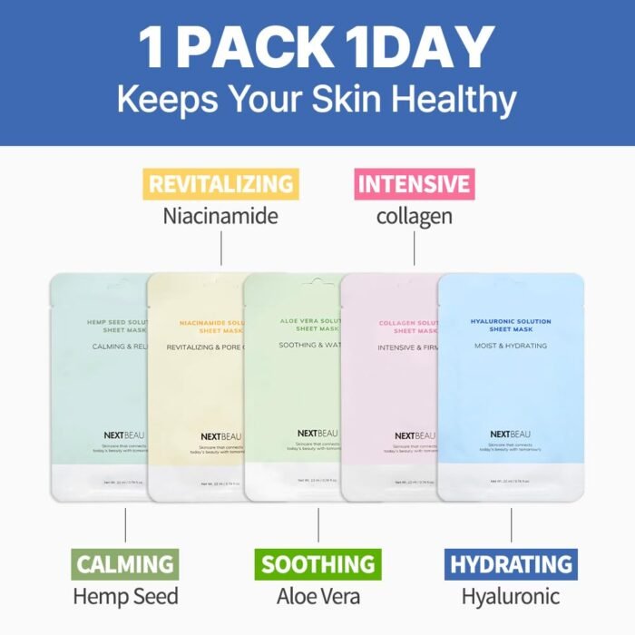 [PACK OF 20 Solution Sheet Mask Pack 5ty - Image 4