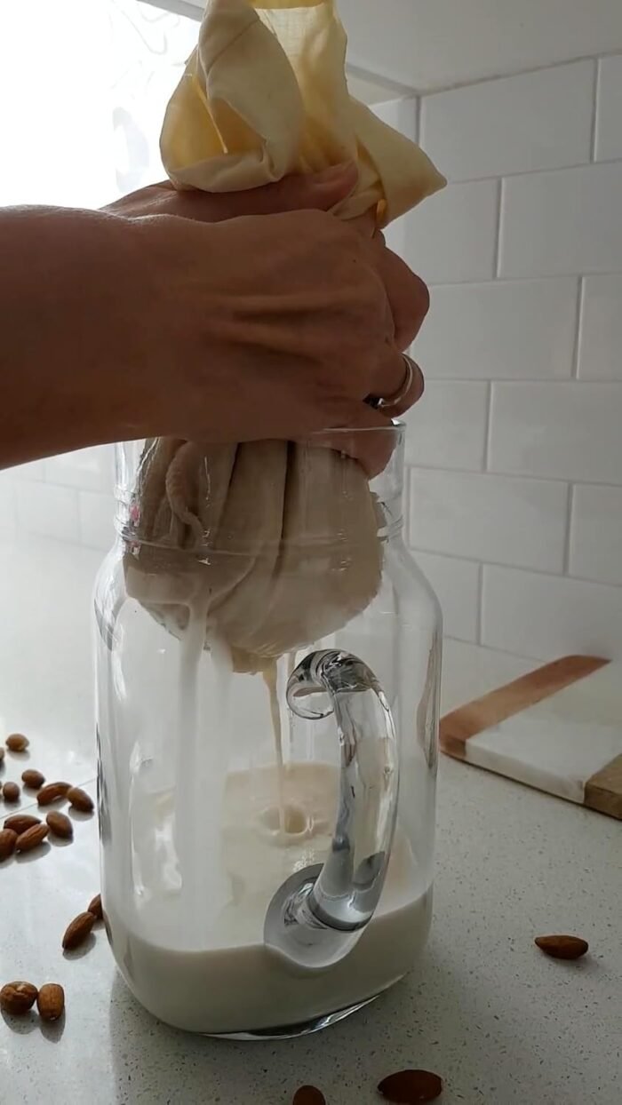Organic Reusable Nut Milk Bag for strain - Image 6