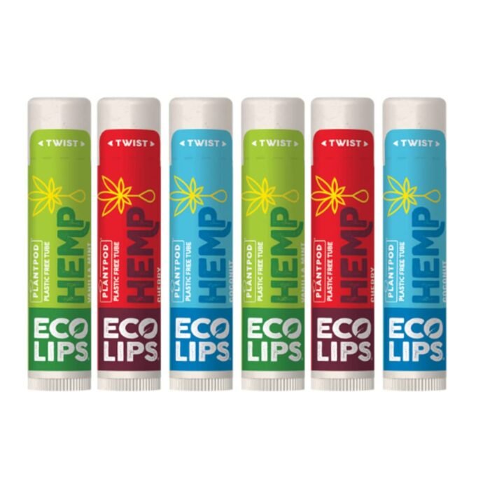 Eco Lips Organic Hemp Lip Balm with Bees - Image 1
