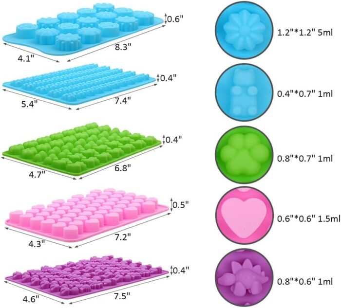 Alimat PluS Silicone Gummy Molds Candy M - Image 2