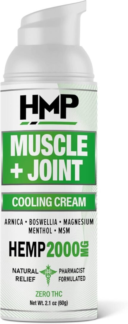 Hemp Cream Muscle & Joint Support 2000MG