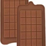 Chocolate Break-Apart Bar Silicone Leaf