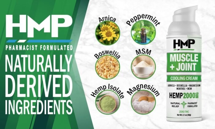 Hemp Cream Muscle & Joint Support 2000MG - Image 2