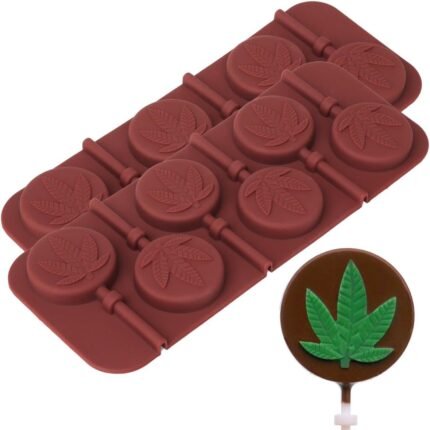 PJ BOLD Marijuana Leaf Lollipop Silicone