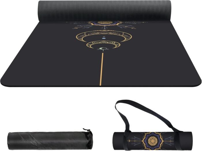 nuveti Yoga Mat Print Extra Thick TPE No - Image 2