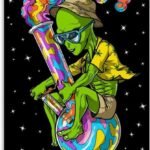 Cysoo Marijuana Leaf Alien DIY 5D Diamon