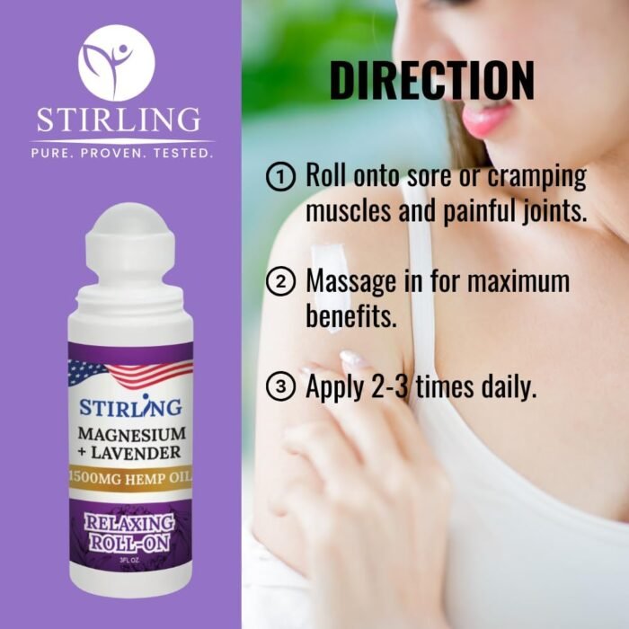 Stirling Lavender Roll On Lotion with Ma - Image 6