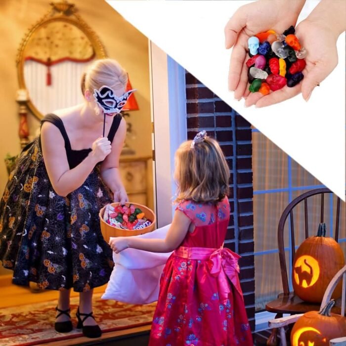 Gummy Skull Candy Molds,3-Pack 40 Cavity - Image 6