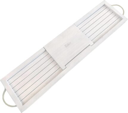 Esker Bathtub Tray, Premium Pine Wood Ba