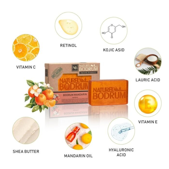 Mandarin Orange Organic Soap Bar for Wom - Image 3