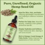 Natural Born Oils Hemp Seed Oil, 4oz, Or - Image 2