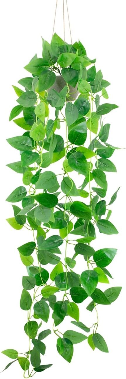 Fake Hanging Plant with Pot, Artificial