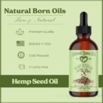 Natural Born Oils Hemp Seed Oil, 16oz, O - Image 3