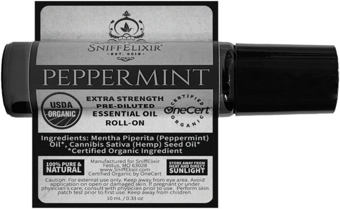 Peppermint Essential Oil Roll On with He - Image 8
