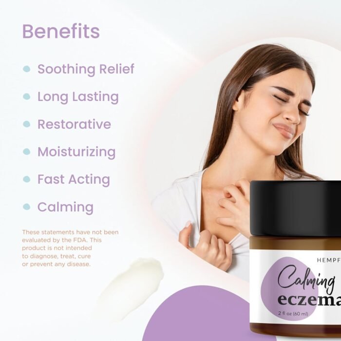 Hemp Eczema Relief Cream, 4000mg | Fast - Image 3
