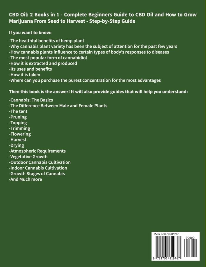CBD Hemp Oil: 2 Books in 1 - Complete Be - Image 2
