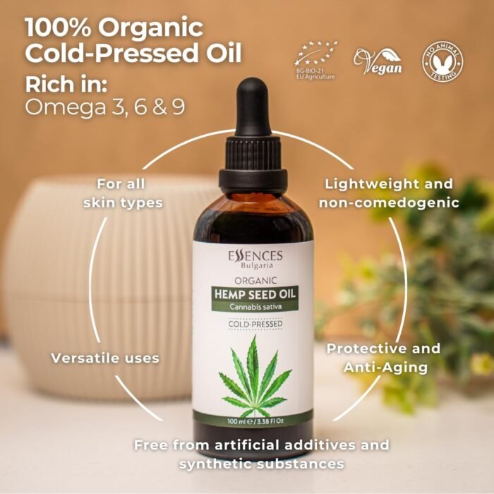 Essences Bulgaria Organic Hemp Seed Oil - Image 3