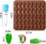 Gummy Skull Candy Molds,3-Pack 40 Cavity - Image 4