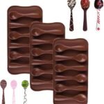 Spoon Shape Molds 3 PCS-6 Cavity Chocola