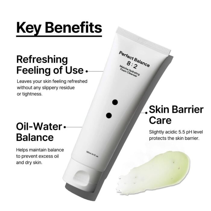 Matcha Hydrating Foam Cleanser 120ml - Image 2