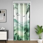 Natural Jungle Door Curtain for Doorways