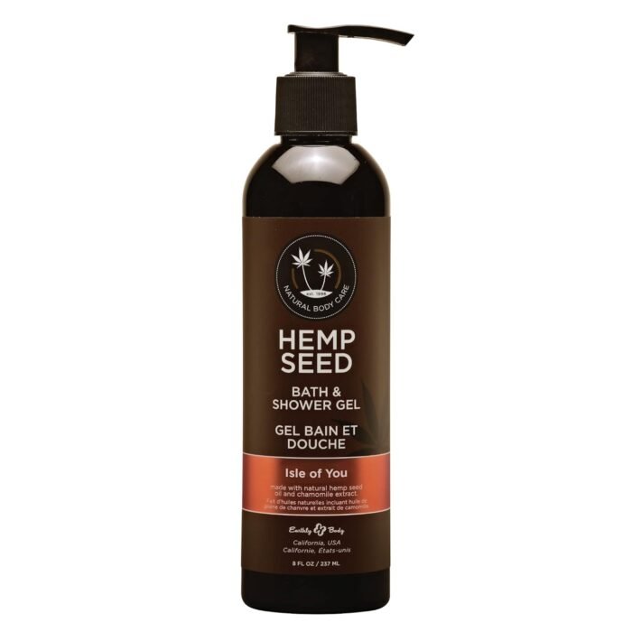 Hemp Seed Bath & Shower Gel - 8 oz - Moi - Image 1